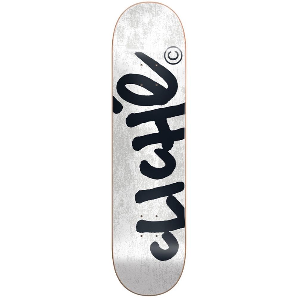 Cliche Handwritten RHM 8.25" skateboarddeck white