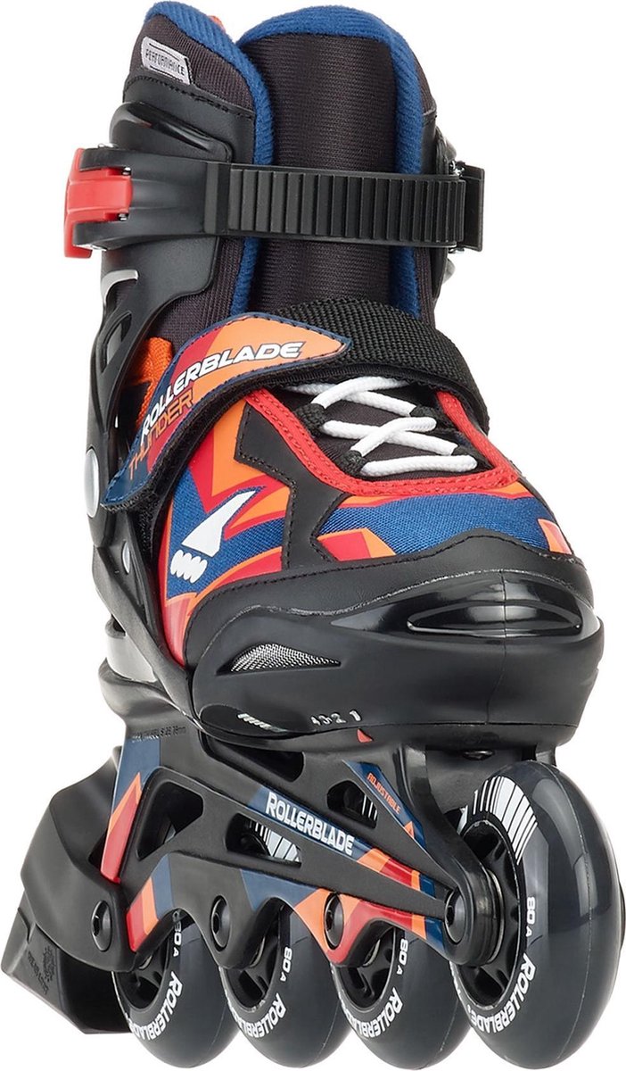 Rollerblade Thunder kinder inline skates 72 mm black / red / blue
