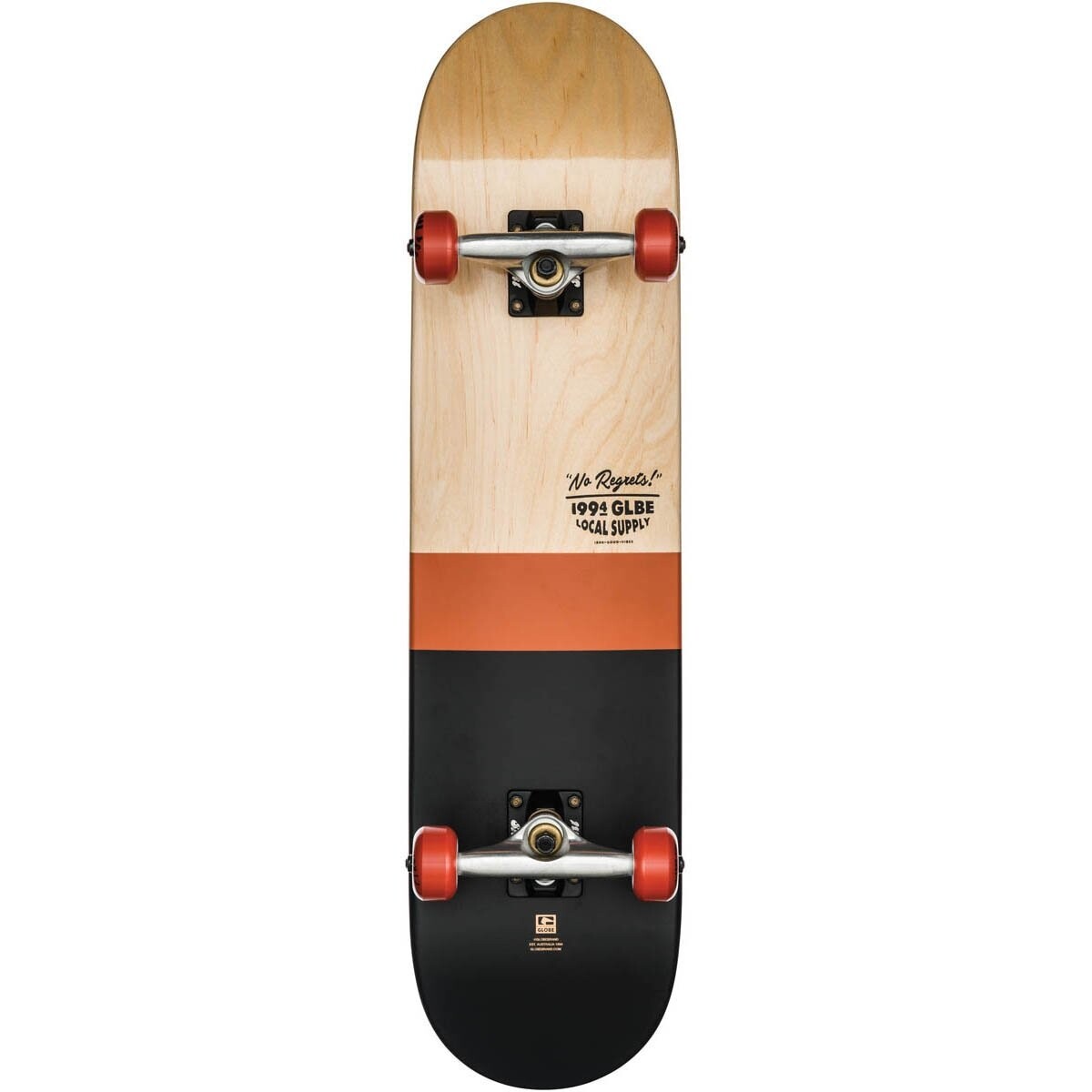 Globe G2 Half Dip 2 7.75" compleet skateboard natural rust