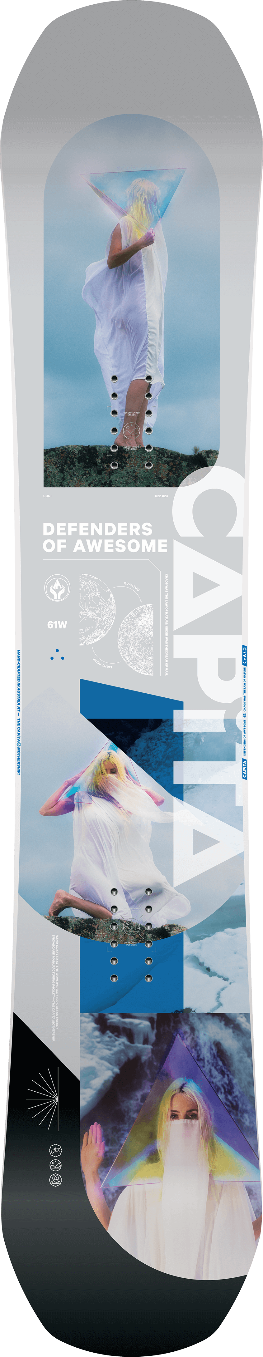 Capita DOA Defenders of Awesome 161 wide snowboard 2023