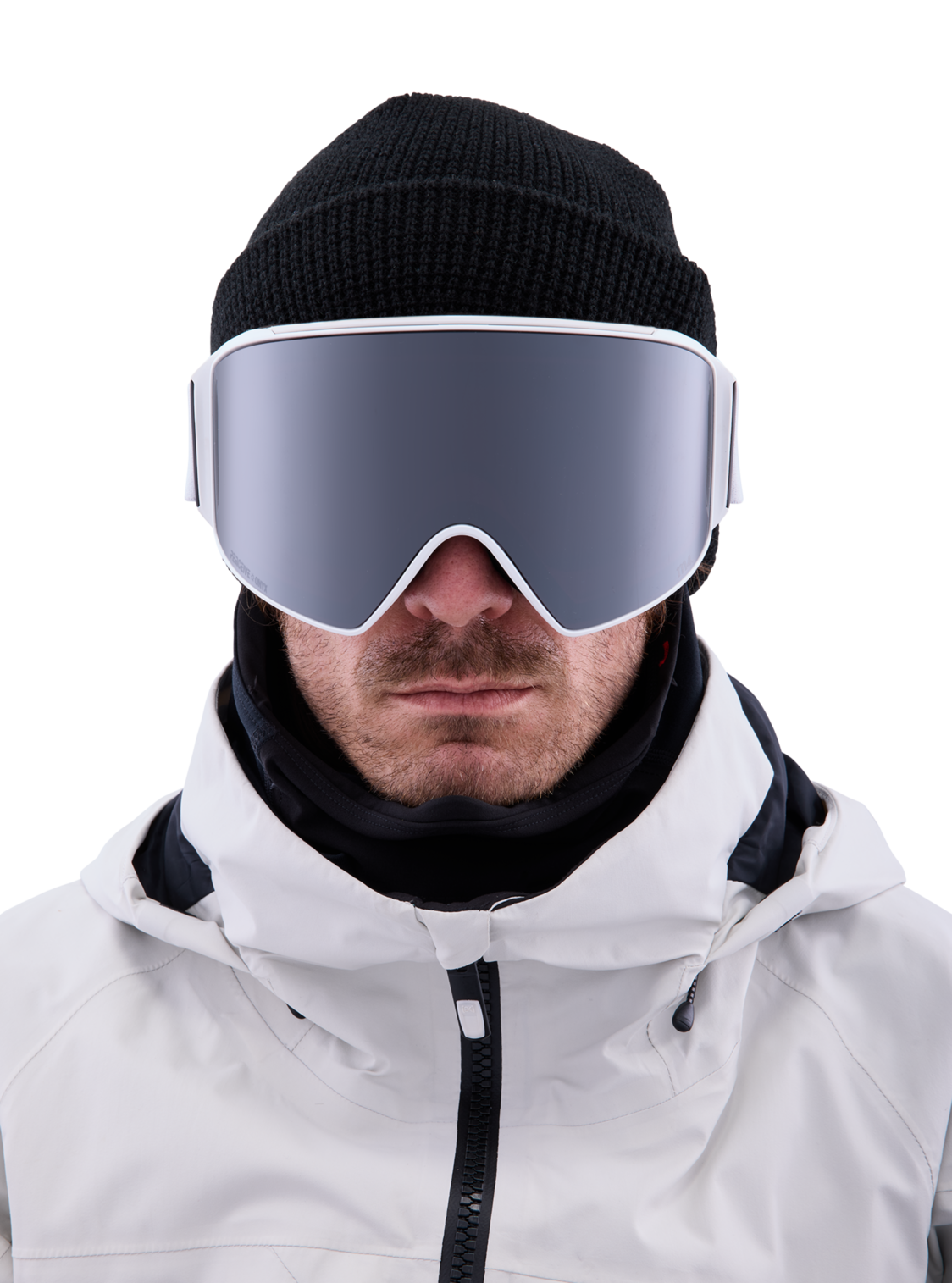 Anon M4 Cylindrical goggle white / perceive sunny onyx (met extra lens en MFI masker)