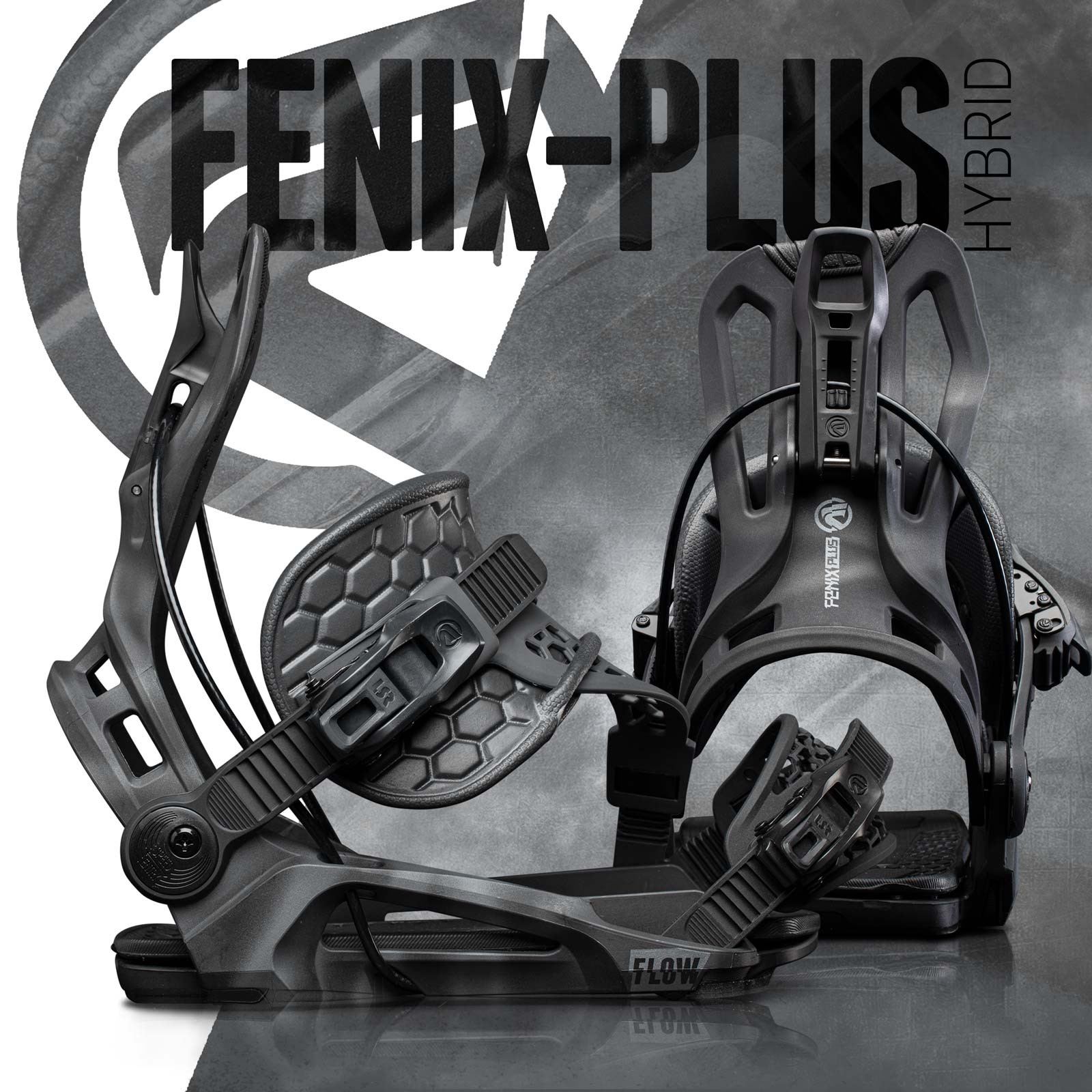 Flow Fenix Plus Hybrid bindingen gunmetal black