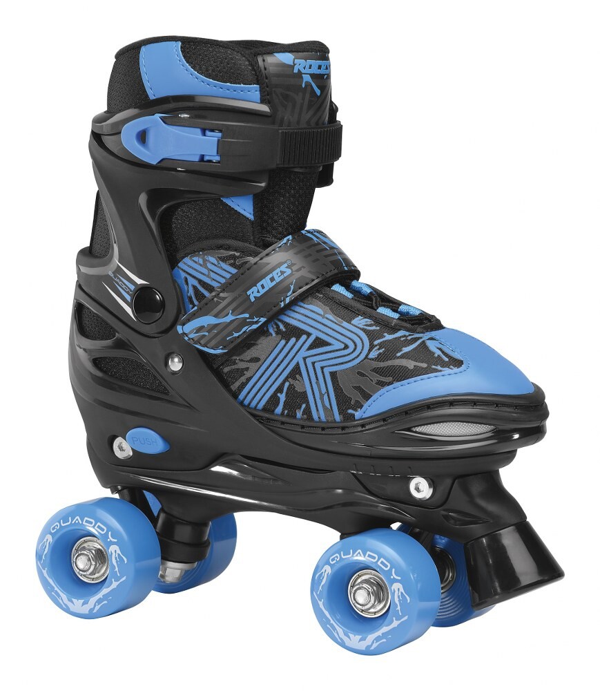 Roces Quaddy 3.0 kids roller skates black / blue
