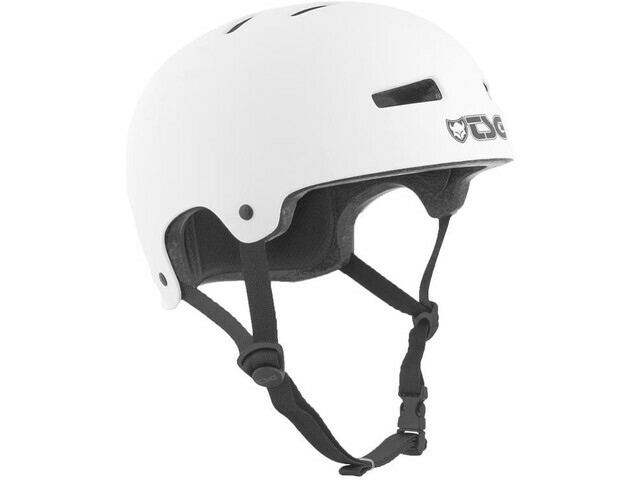 TSG Evolution kinder skateboard helm satin white