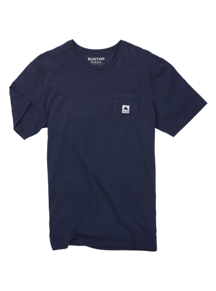 Burton Colfax Short Sleeve T-Shirt Mood Indigo - Blauw