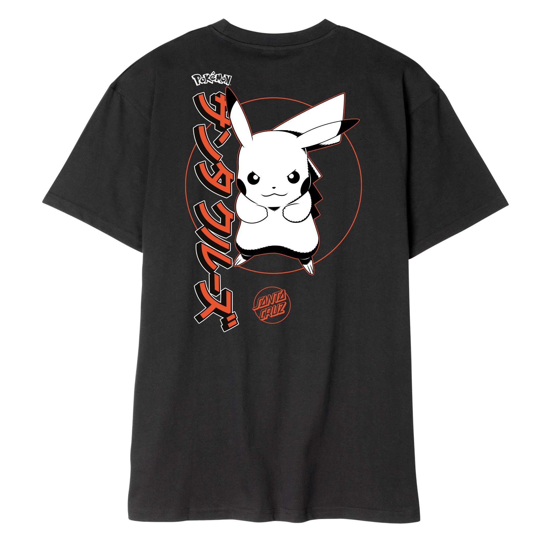 Santa Cruz Pikachu  t-shirt black