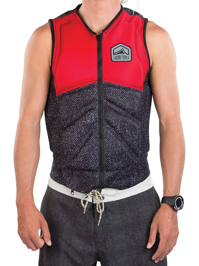 Liquid Force Z-Cardigan Comp Vest red/black