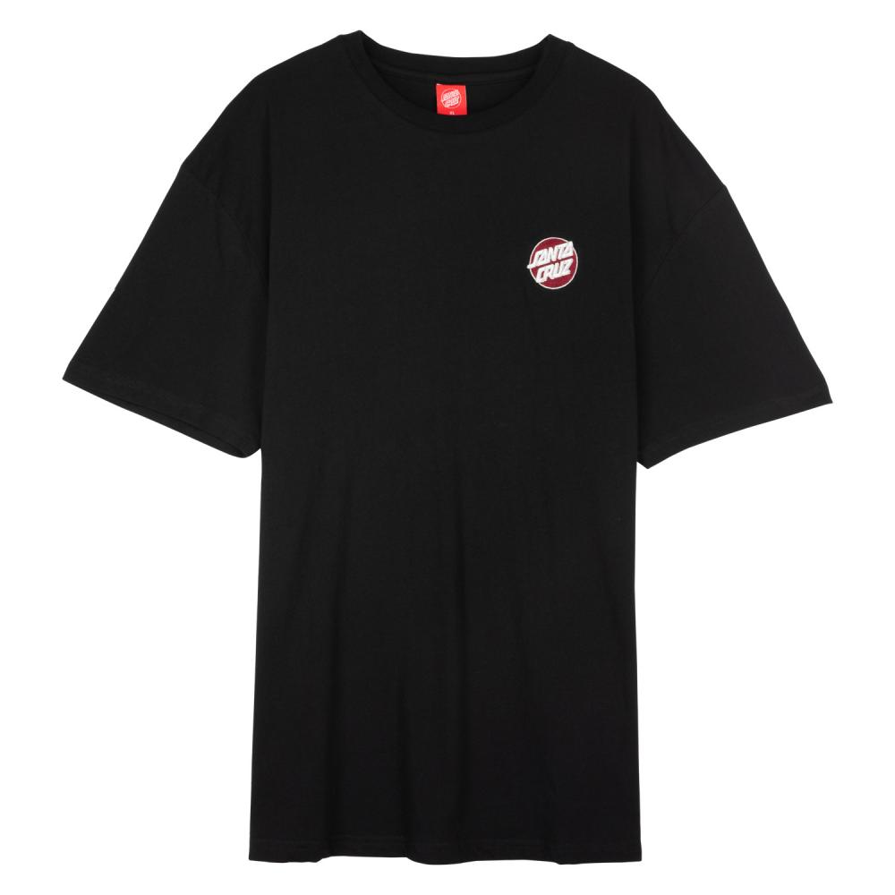 Santa Cruz Chest Dot Emb t-shirt black