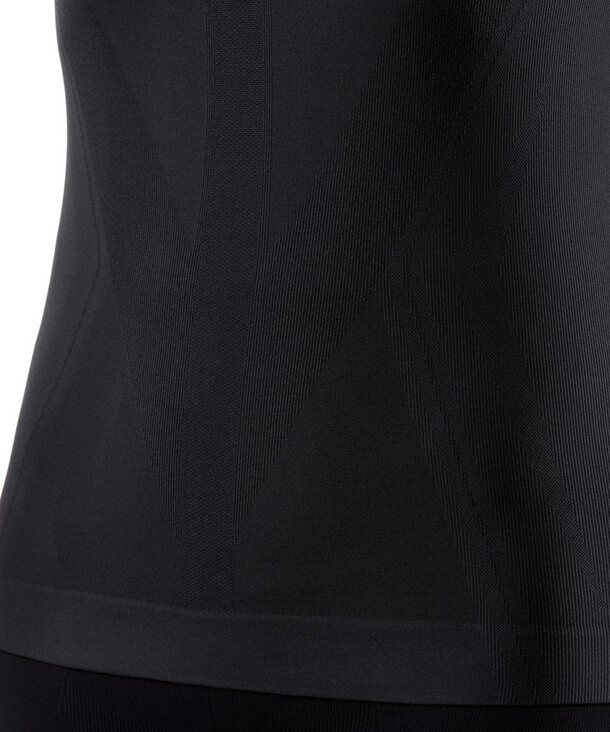 Falke Warm Longsleeve 1/4 zip dames thermoshirt zwart