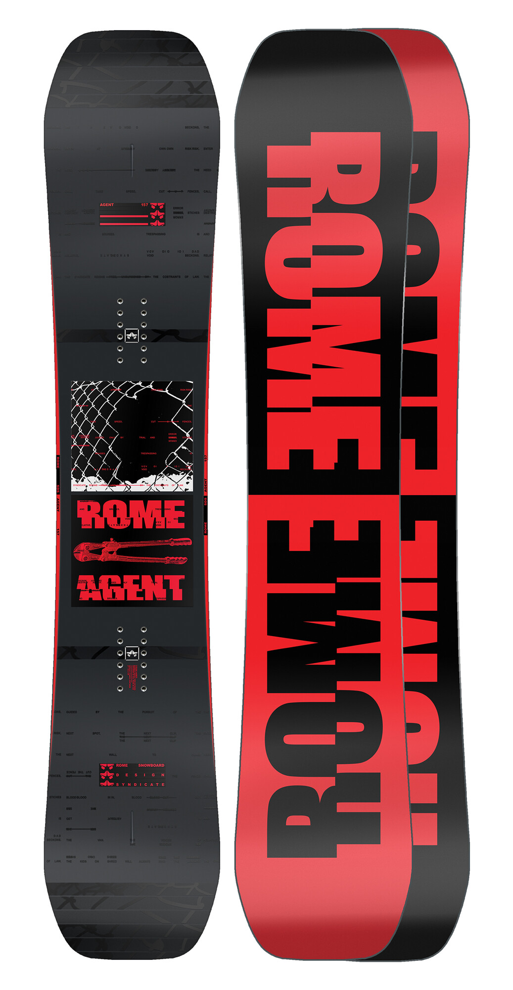 Rome Agent 158 Wide snowboard