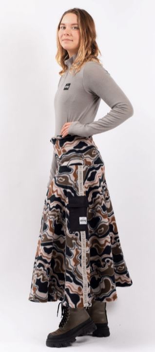 Eivy Valley Sherpa Skirt curve camo