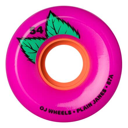 OJ Wheels 54mm Plain Jane Keyframe 87a skateboardwielen pink