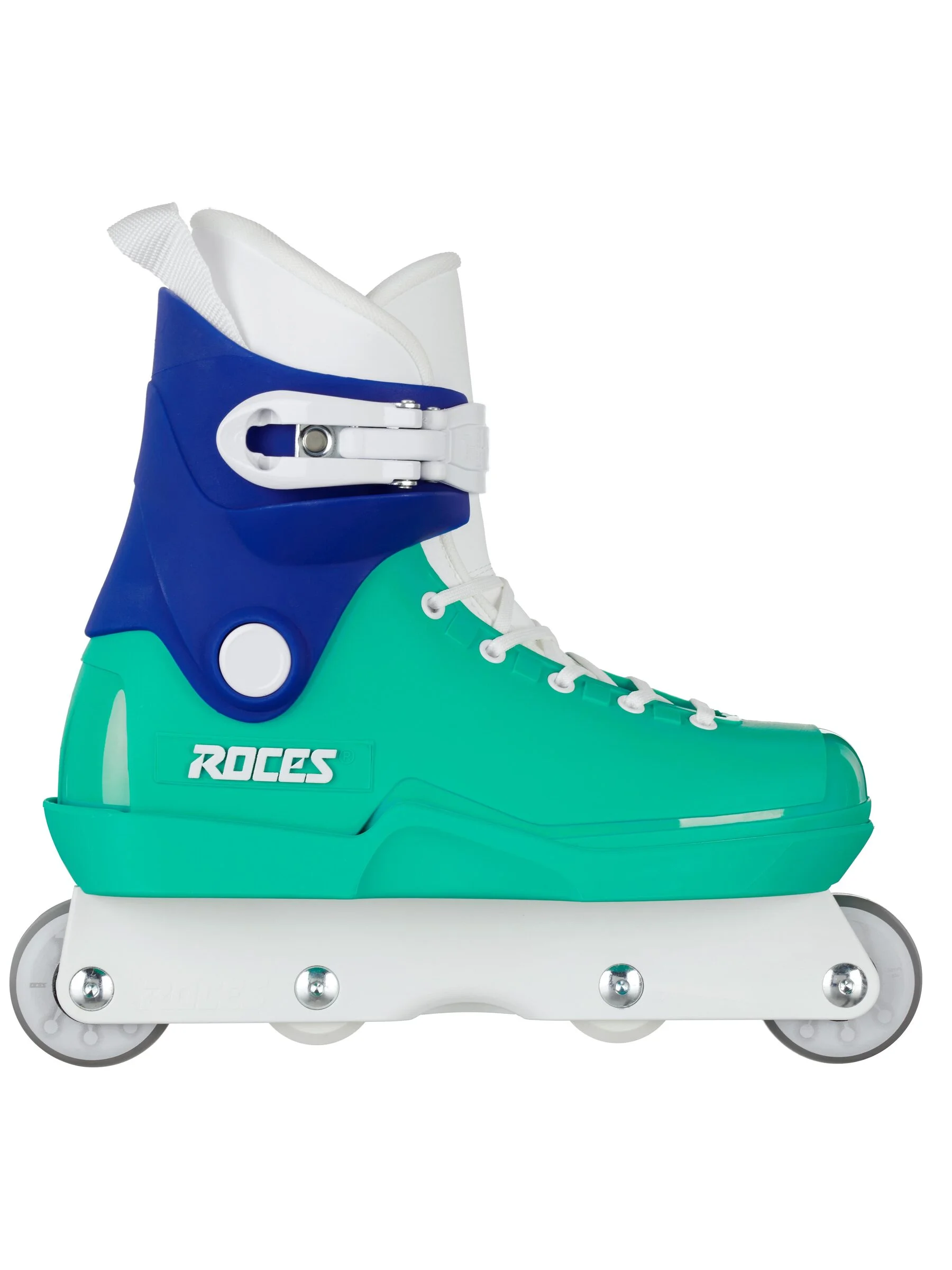 Roces M12 UFS kids aggressive inline skates teal
