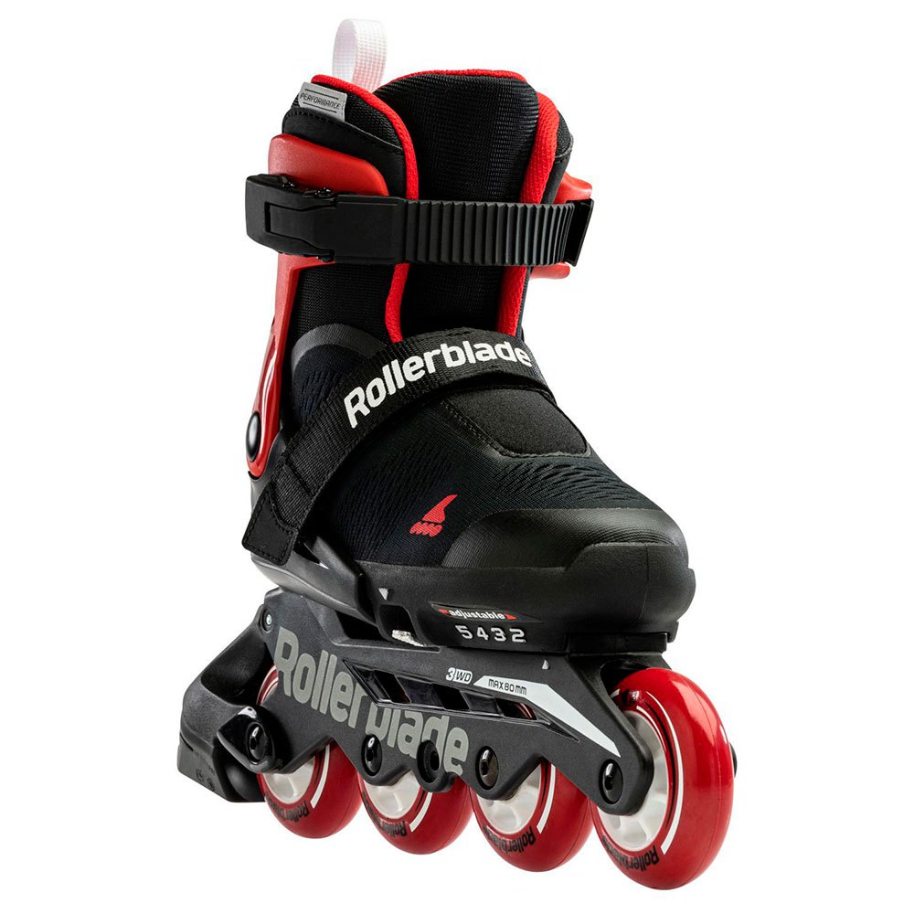 Rollerblade Microblade kinder inline skates 72 mm black / red