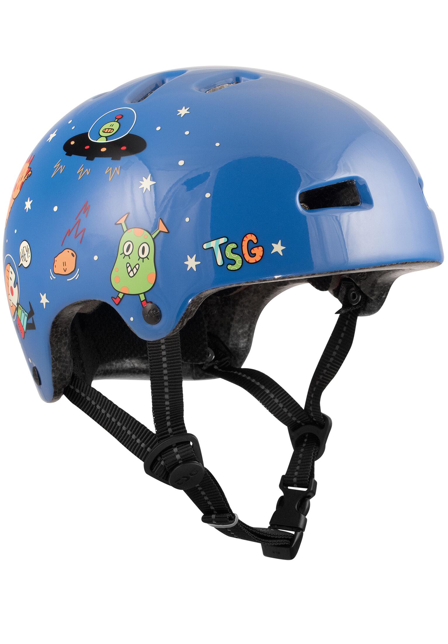 TSG Nipper Mini kinder skate helm space craze