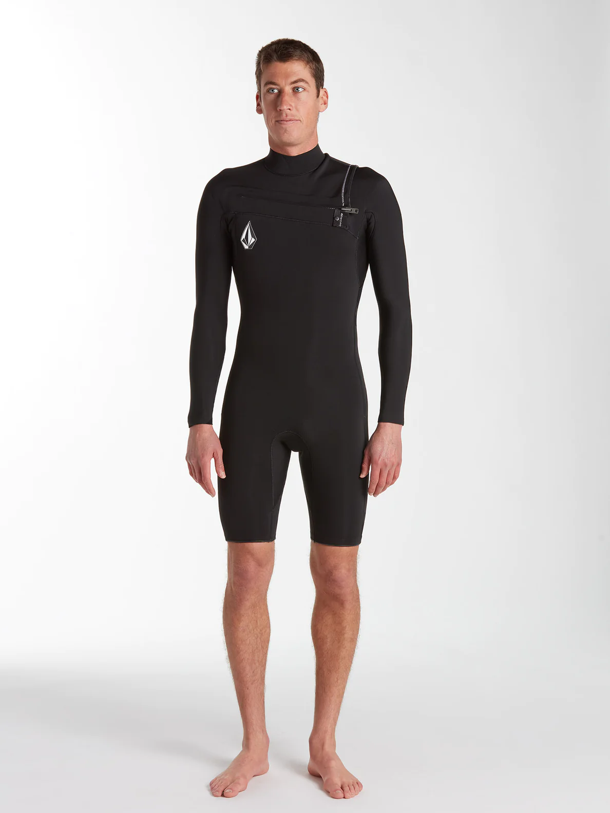 Volcom 2/2 Long Sleeve Shorty wetsuit black