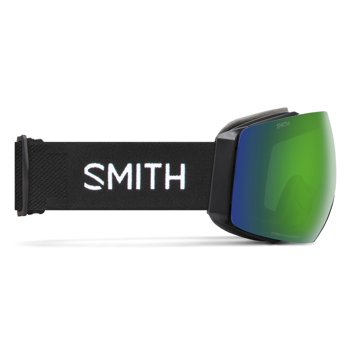 Smith I/O Mag goggle Black / Chromapop Sun Green Mirror (met extra lens)