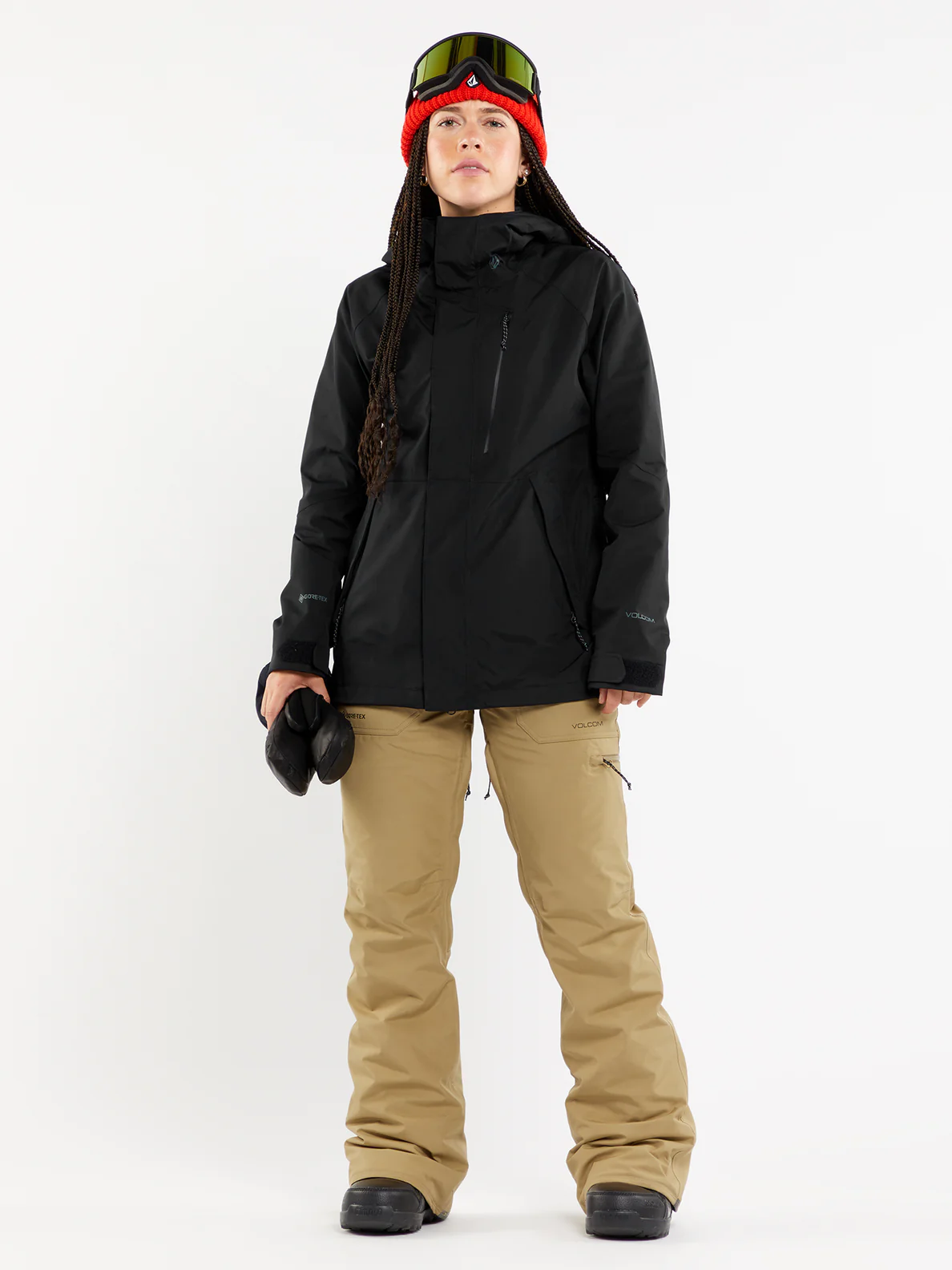 Volcom Knox Insulated Gore-tex dames snowboardbroek dark khaki
