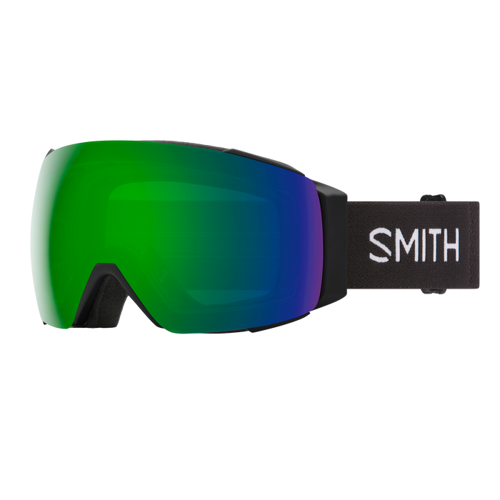 Smith I/O Mag goggle Black / Chromapop Sun Green Mirror (met extra lens)