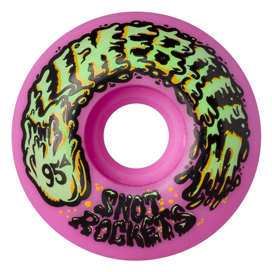 Santa Cruz 54mm Snot rocket 95A skateboardwielen pastel pink