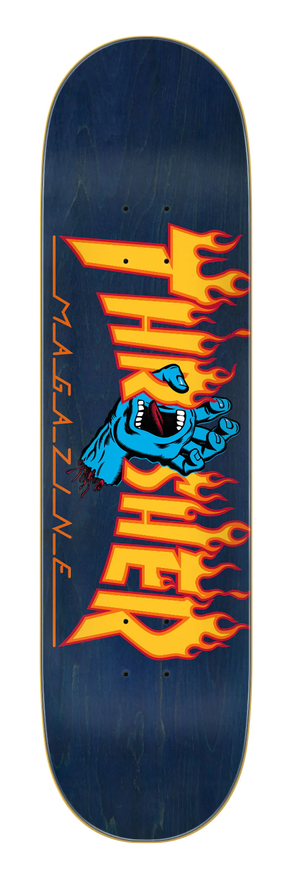Santa Cruz 8.25in Thrasher Screaming Flame Logo Santa Cruz Skateboard Deck 