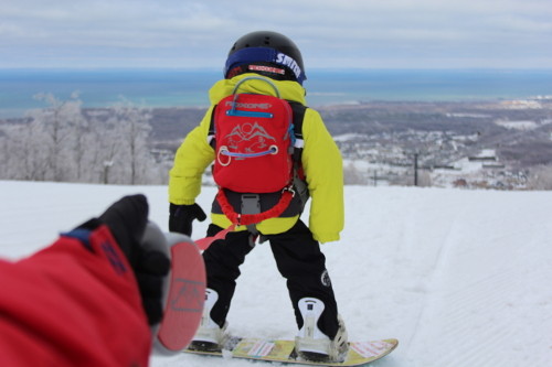 Mdxone snowboard- en skiharnas voor kinderen blauw