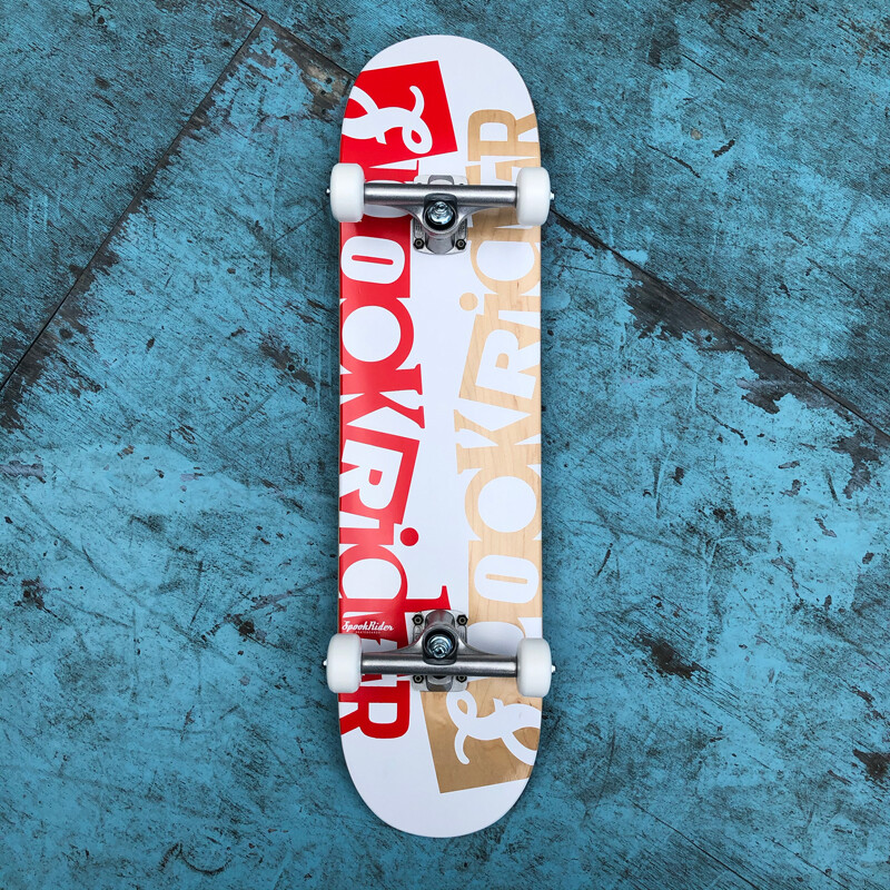 Spookrider Ransom 7.75" compleet skateboard red