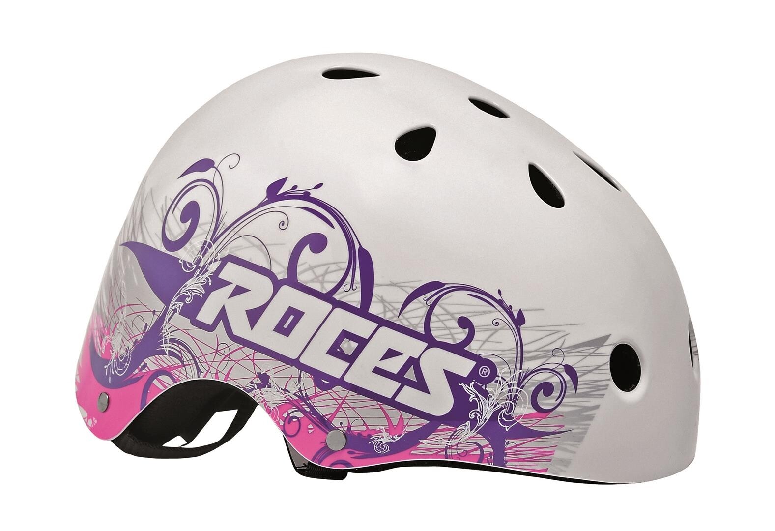 Roces Inline Skate helm tattoo white