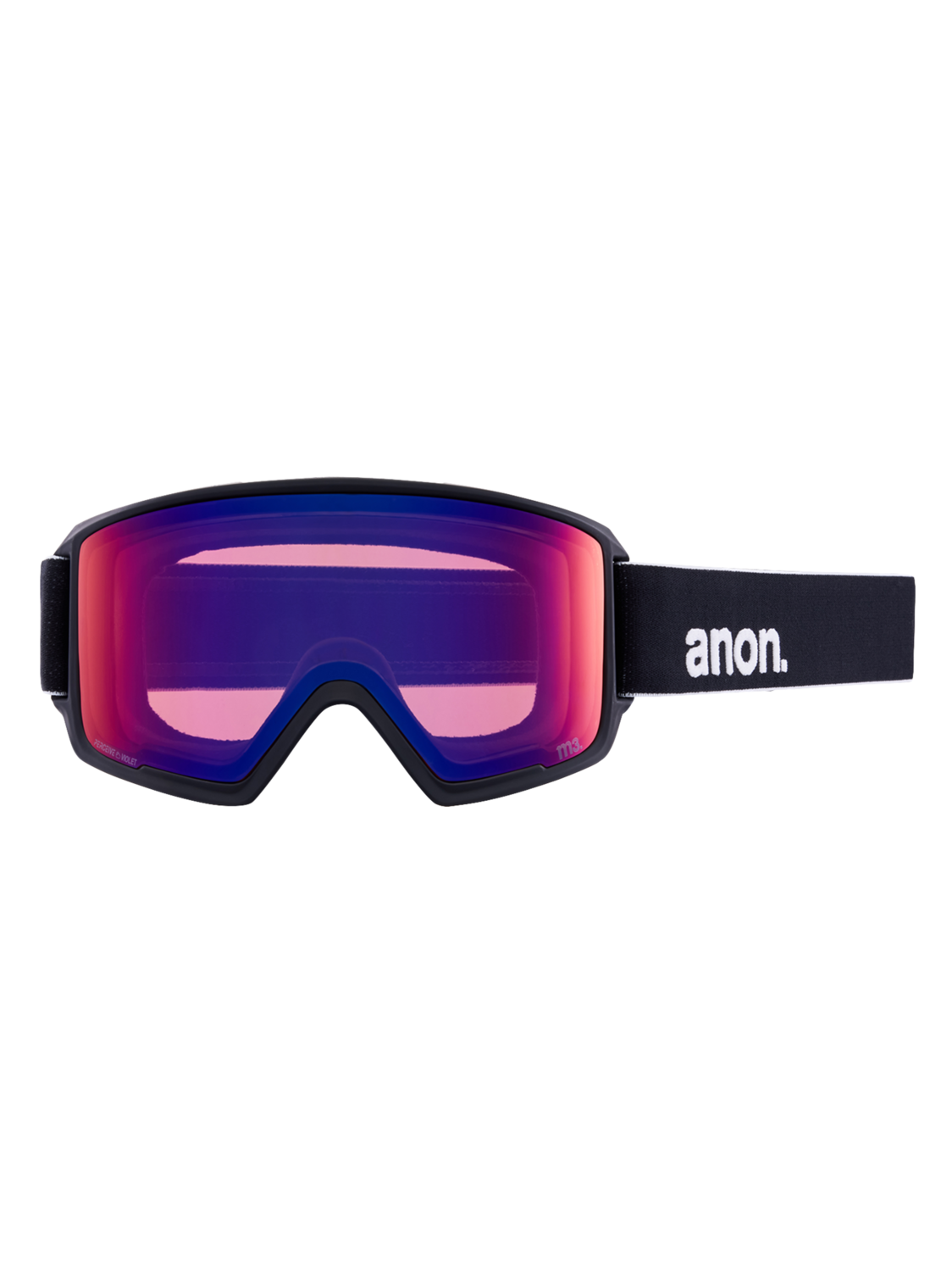 Anon M3 goggle polarized black / polarized smoke (met extra lens)
