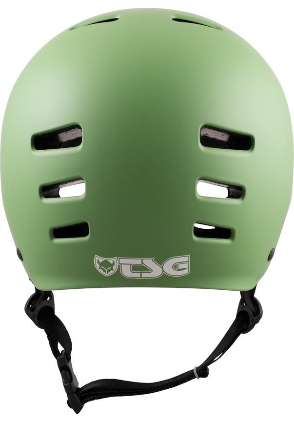 TSG Evolution Solid Colors skateboard helm satin fatigue green