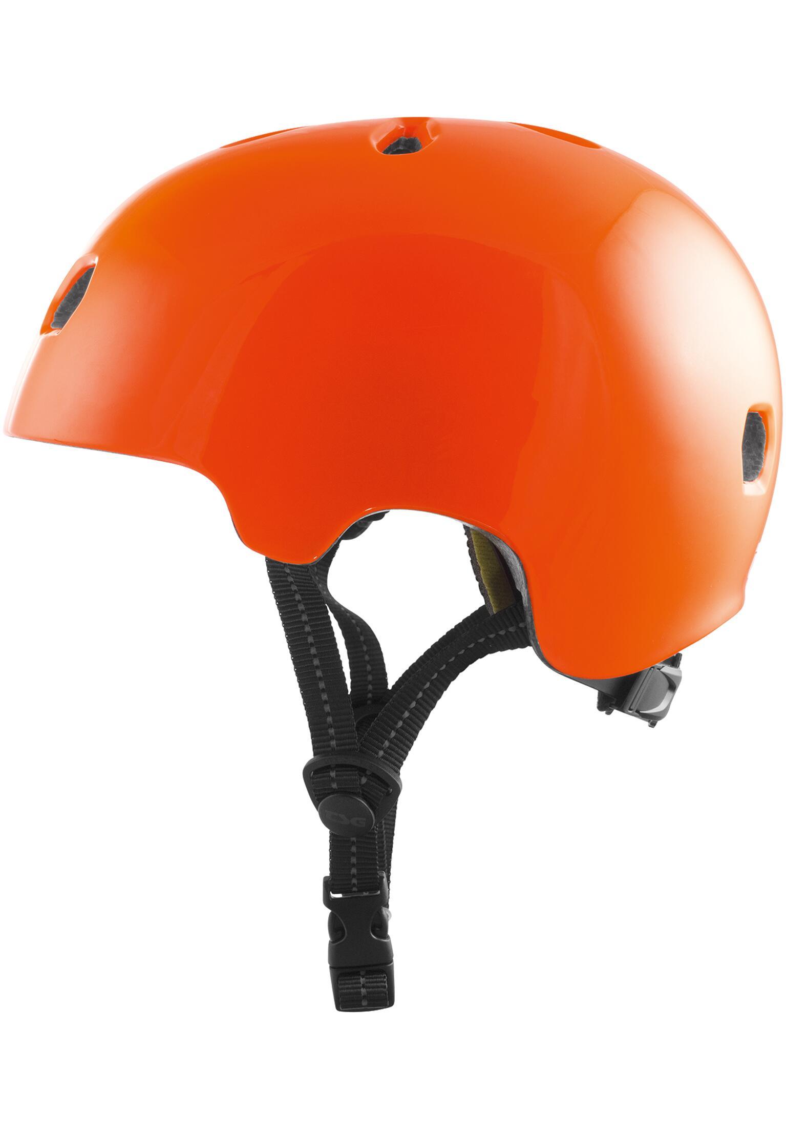 TSG Meta skateboard helm gloss orange