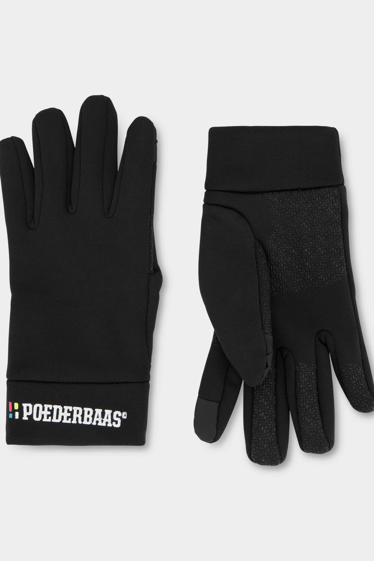 Poederbaas Touchscreen handschoenen zwart