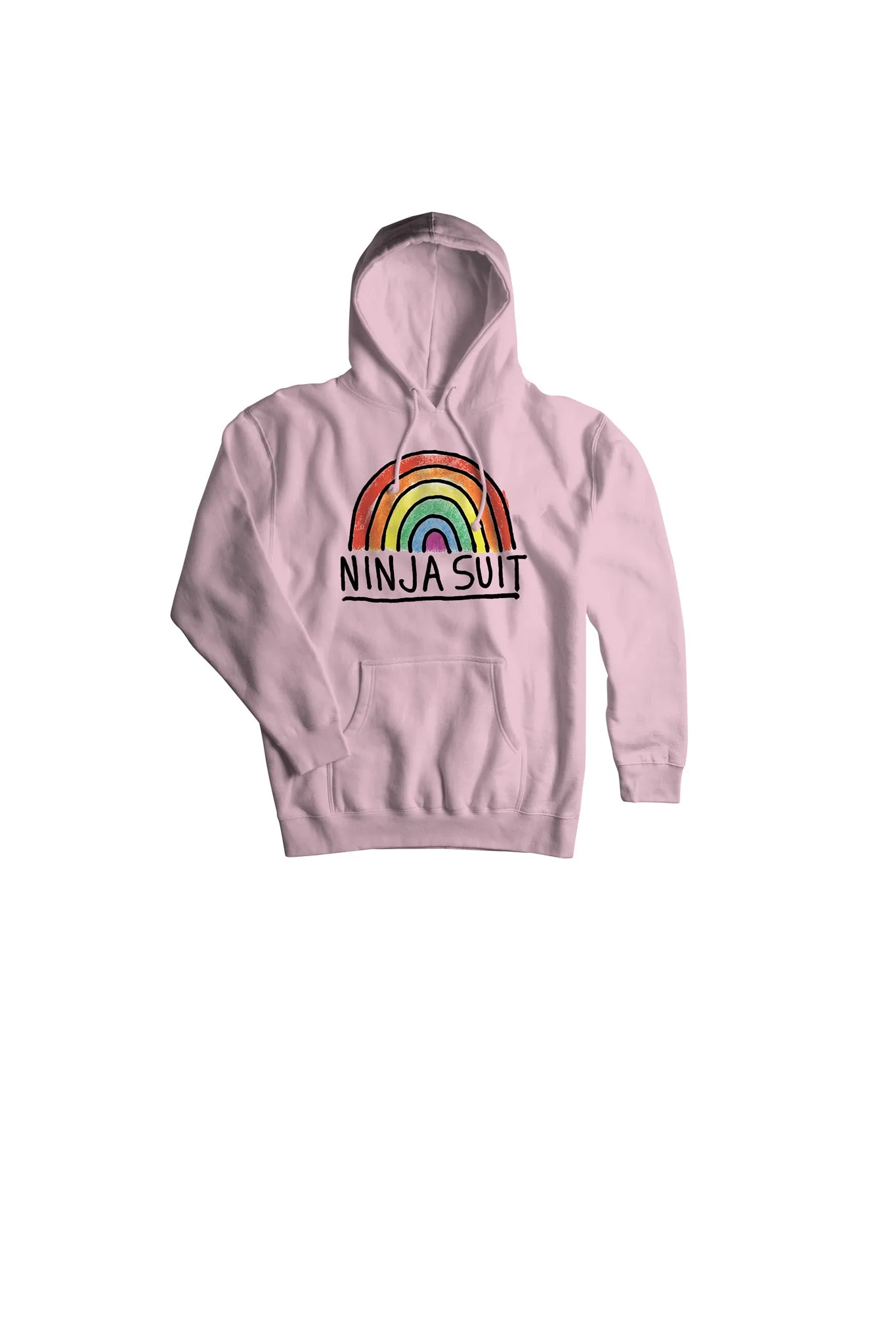 Airblaster Ninja Rainbow hoody pale pink