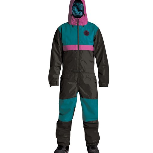 Airblaster Kook Suit onepiece snowboardpak spruce magenta