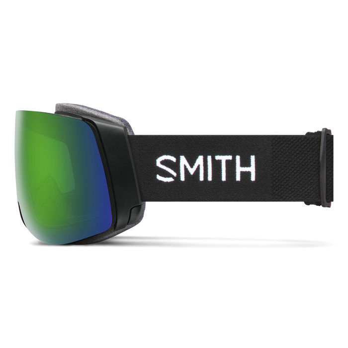 Smith 4D Mag goggle black / chromapop sun green mirror (met extra lens)