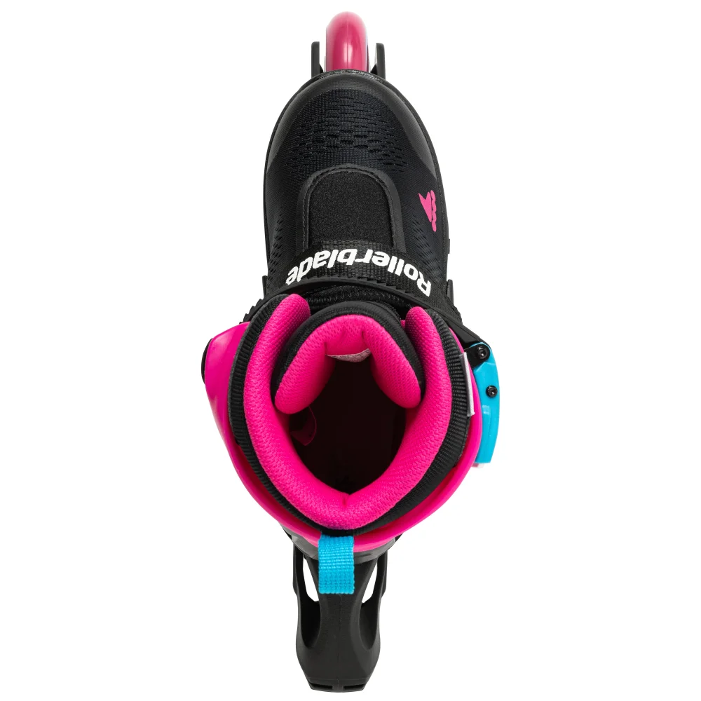 Rollerblade Microblade Free kinder inline skates 72 mm black / pink