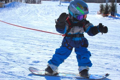 Mdxone snowboard- en skiharnas voor kinderen roze