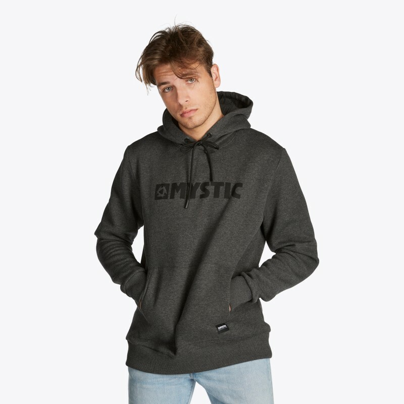 Mystic Brand Hood sweater asphalt melee