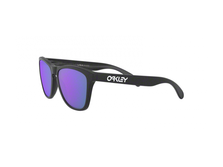 Oakley Frogskins zonnebril matte black / prizm violet