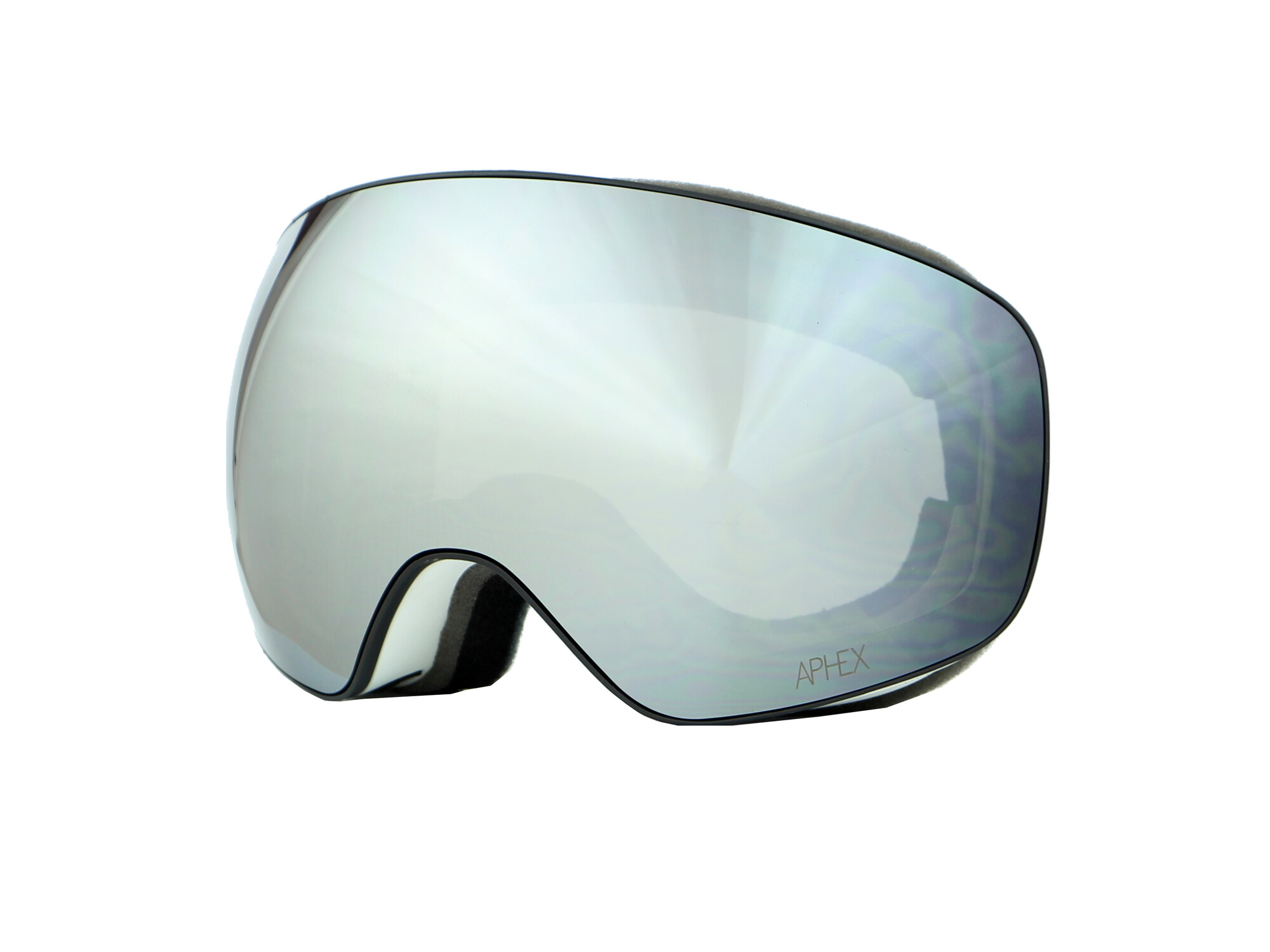 Aphex Explorer Goggle Matt Black Silver Lens ( met extra gele lens )