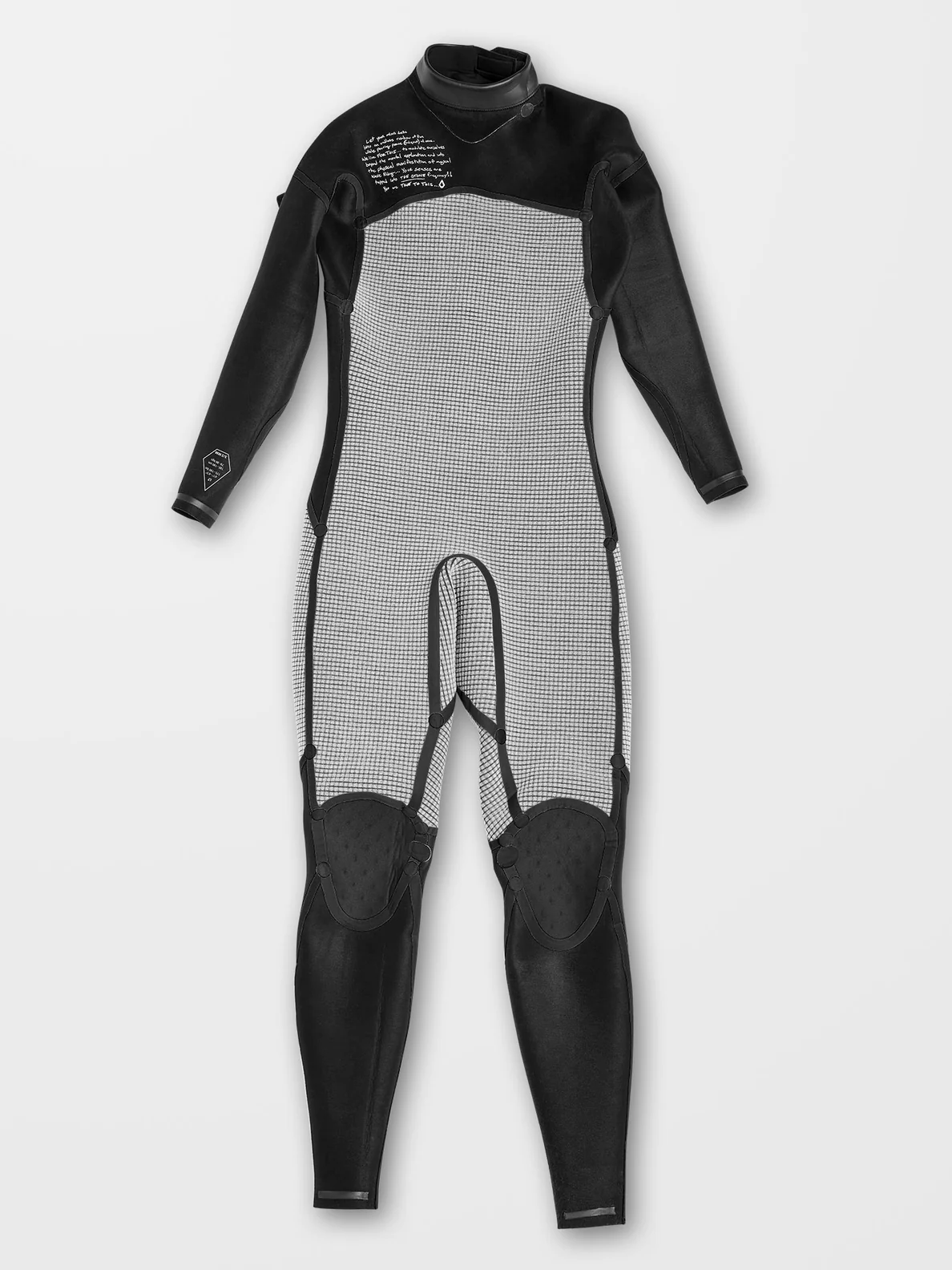 Volcom 3/2 Back-zip fullsuit wetsuit black 
