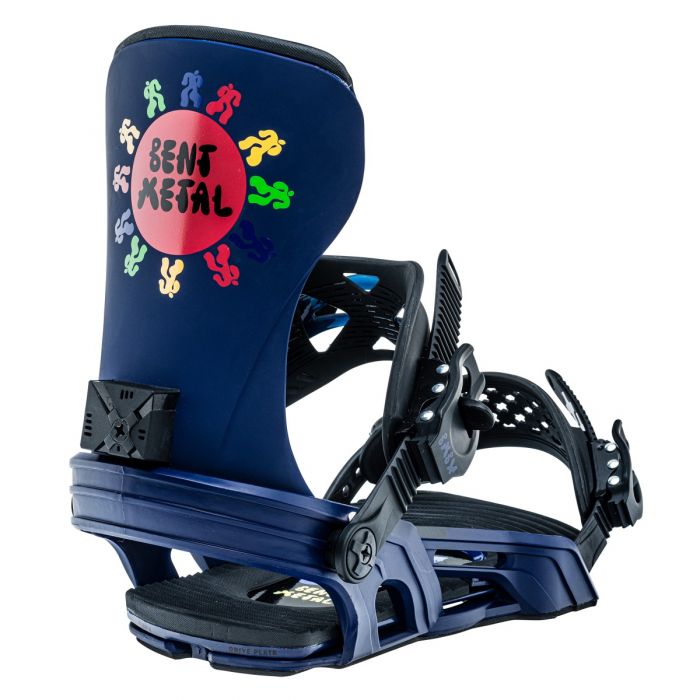 Bent Metal Axtion Bindings blue Forest Bailey
