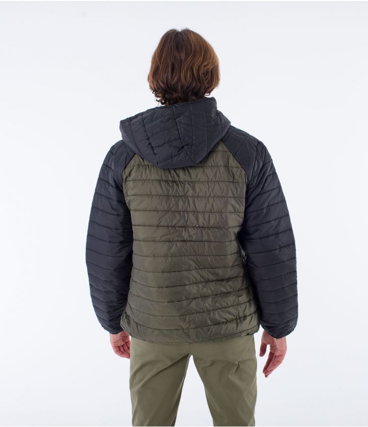 Hurley Foothill packable jacket cargo green