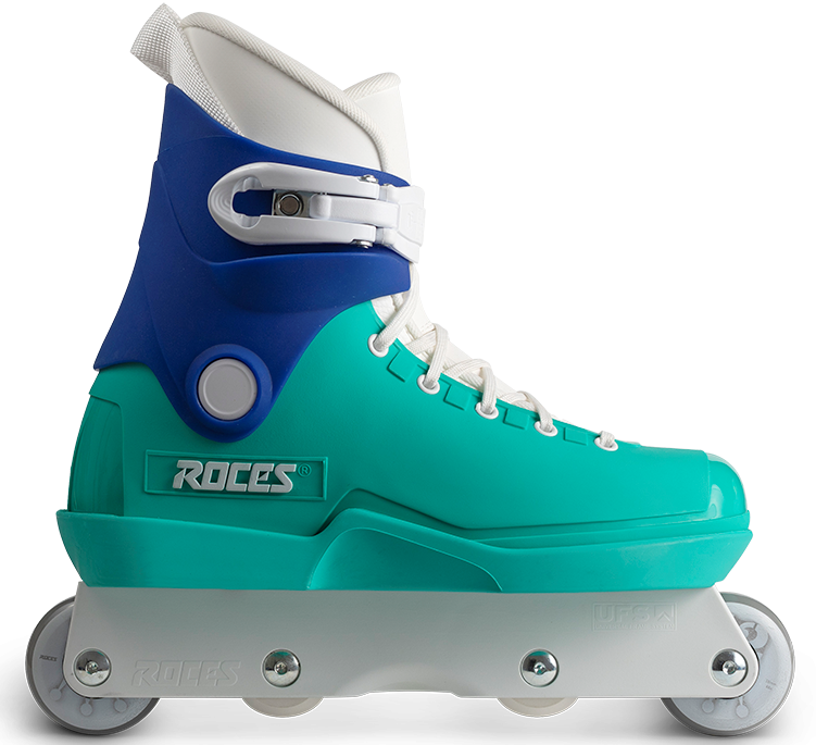 Roces M12 UFS kids aggressive inline skates teal