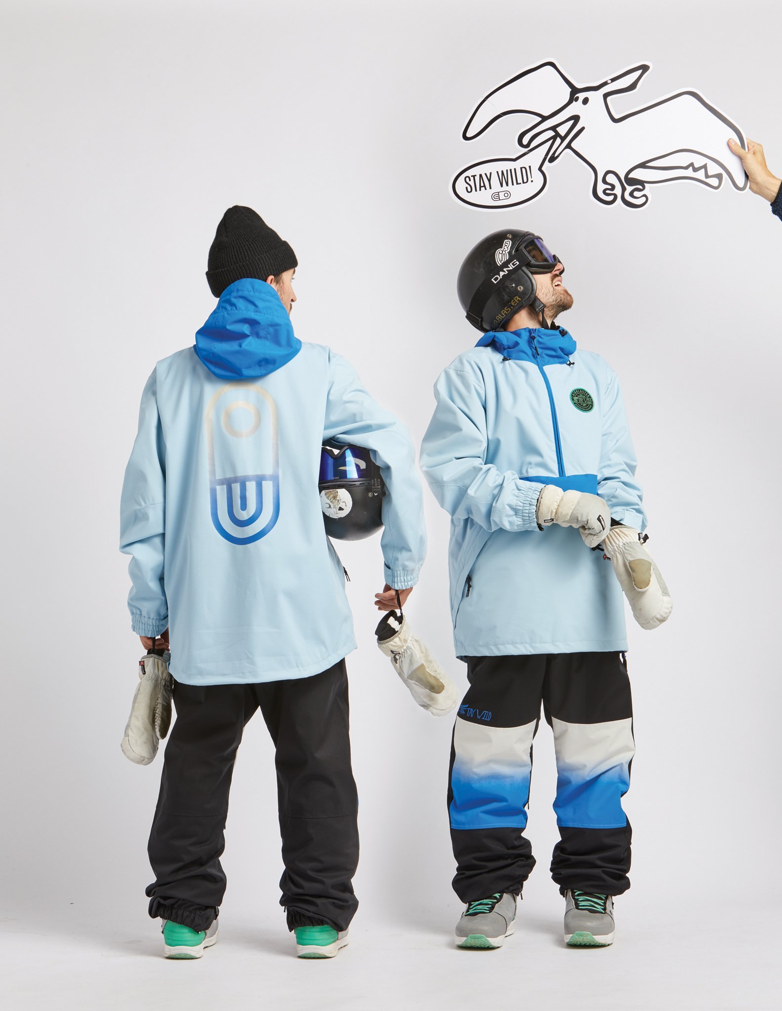 Airblaster Max Trenchover anorak snowboardjas Max blue