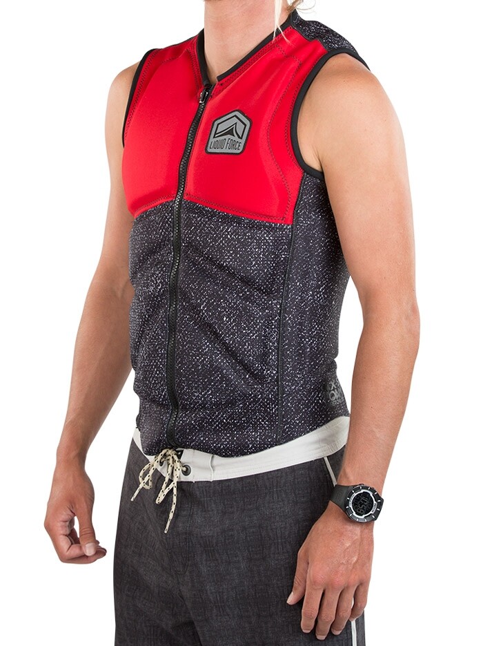 Liquid Force Z-Cardigan Comp Vest red/black