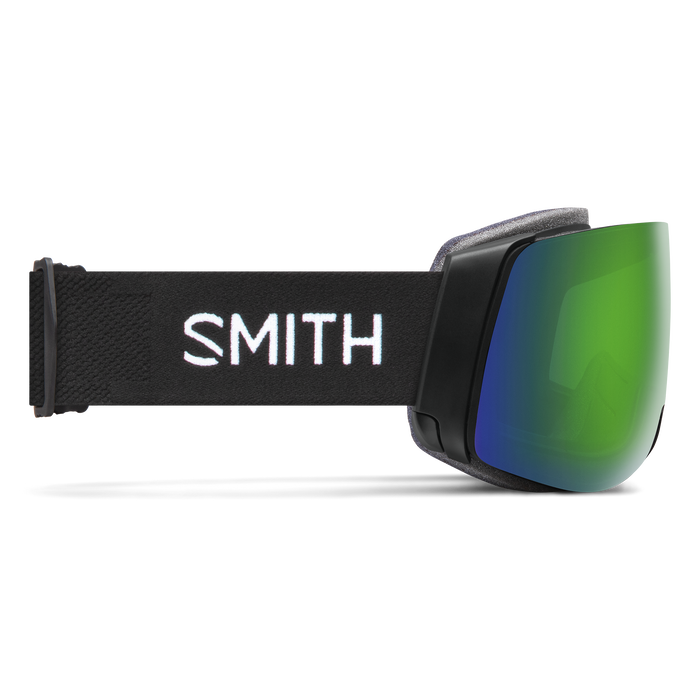 Smith 4D Mag S goggle black / chromapop sun green mirror (met extra lens)