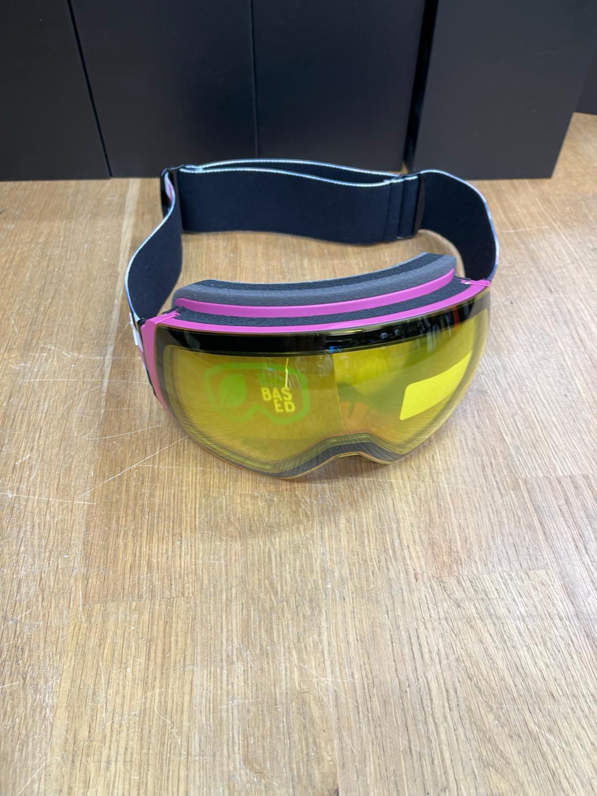Aphex Styx Goggle strawberry Silver Lens ( with extra yellow lens )