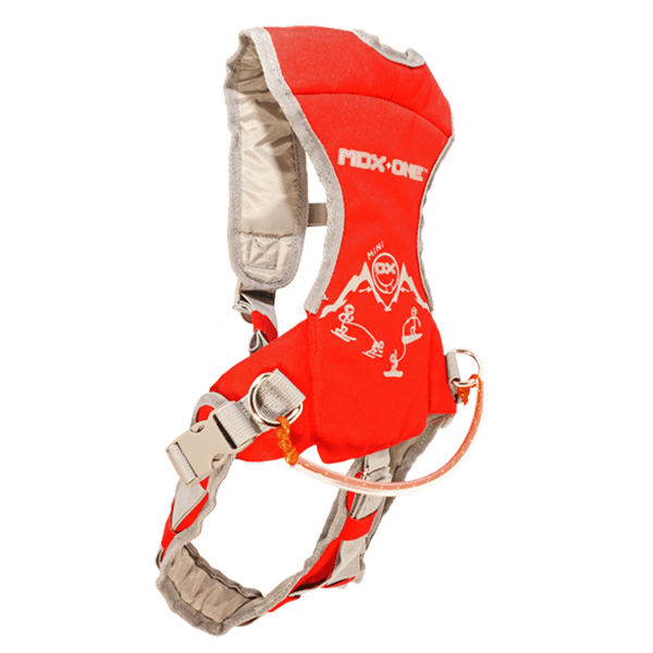 Mdxone OX snowboard- en skiharnas voor kinderen rood