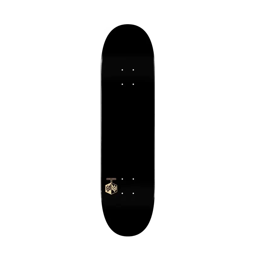 Mini Logo Chevron Detonator 15 8.25” skateboard deck black natural 